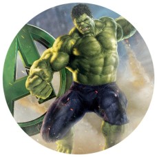 28133RZ disc icing imagine comestibila cu Hulk Avengers D20cm